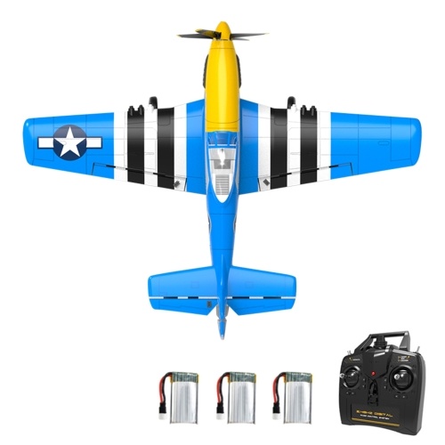 Mini Mustang P-51D RC Airplane with Gyro